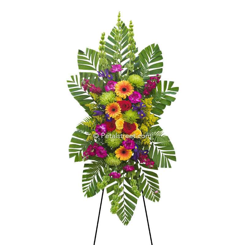 Orange Gerbera Funeral Spray Orange Gerbera Funeral Spray